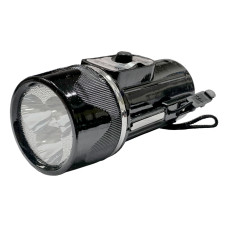 Ліхтарик ручний акумуляторний з боковою LED-лампою (2 в 1 мережний заряд) (15628)