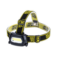 Ліхтар налобний Mastertool 1LED x 3 Вт x 3 режиму (94-0810)