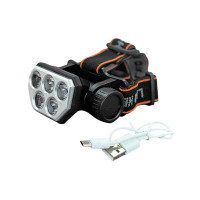 Ліхтар налобний акумуляторний 5LUMEN 3LM+2LED (SQ-815-2)