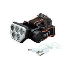 Ліхтар налобний акумуляторний 5LUMEN 3LM+2LED (SQ-815-2)