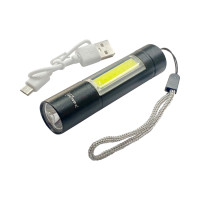 Ліхтар тактичний X-Balog 86мм x 1LED x 1COB x Li-Ion (160-BL510XPE)